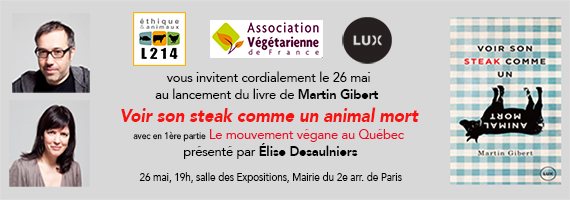 Conférence Voir son steak comme un animal mort