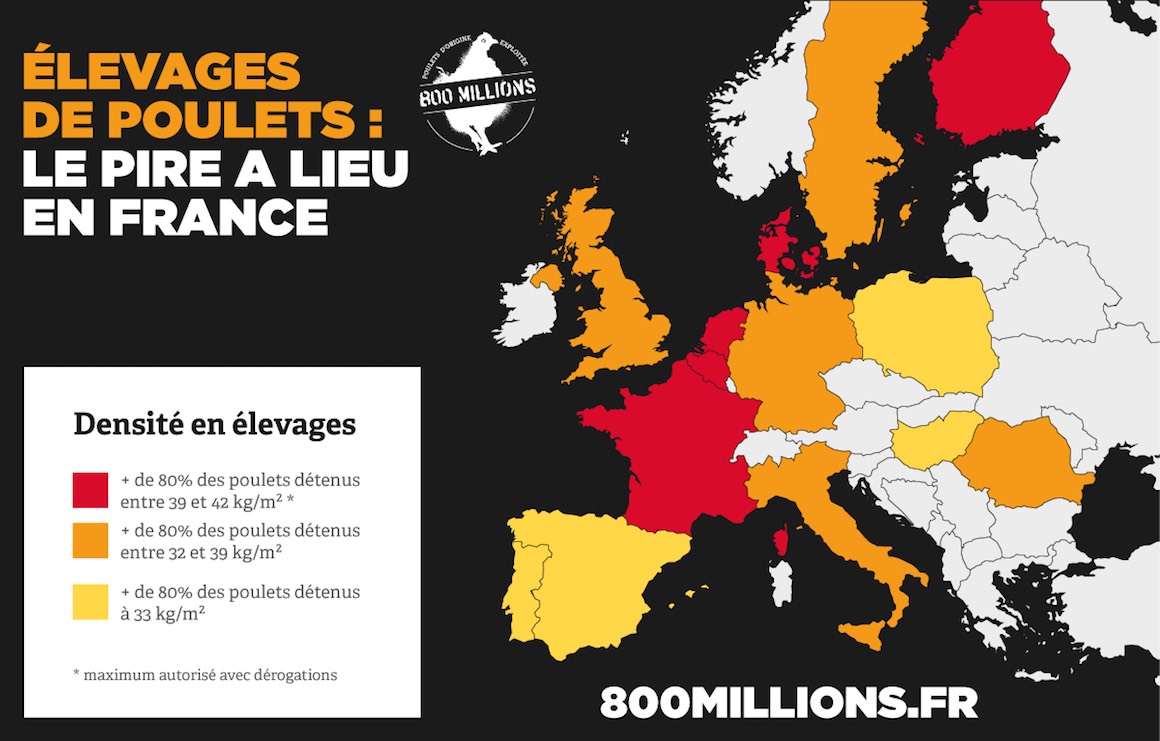 Carte d'Europe : le pire a lieu en France