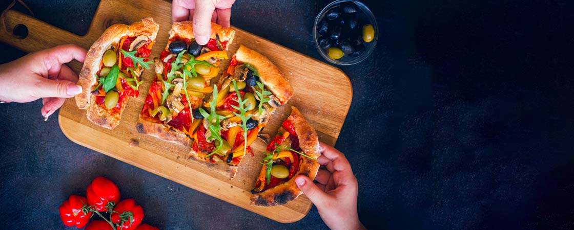 Pizza vegan pour Veganuary
