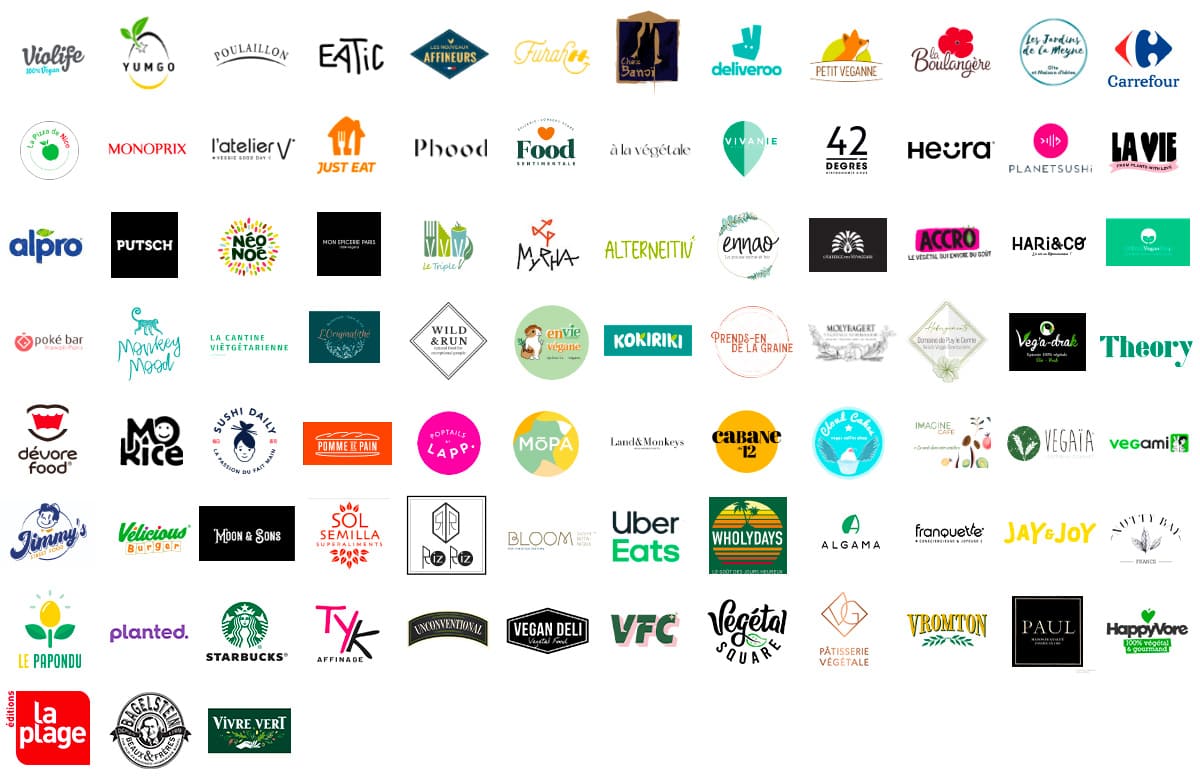 Logo des entreprises participant à l’édition 2023
