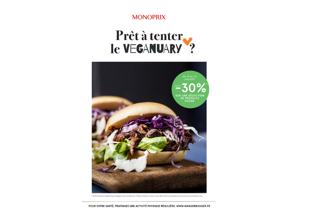 Monoprix participe au Veganuary