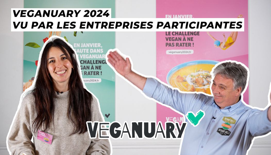 Vidéo de témoignages d'entreprises qui participent au Veganuary 2024