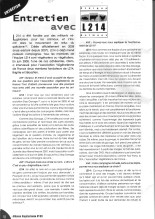 Première page de l'entretien avec L214 publié dans la revue de l'AVF