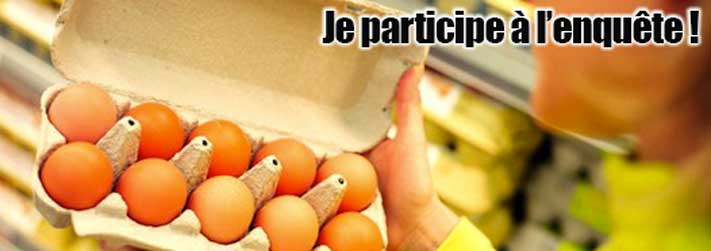 Participer à l'enquête sur les oeufs