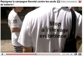 vidéo lancement campagne Novotel