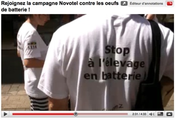 vidéo lancement campagne Novotel