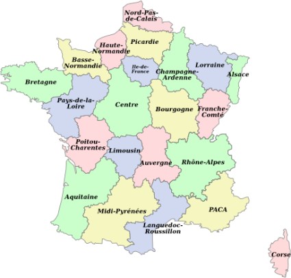 Régions de France