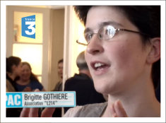 Brigitte Gothière dans le reportage Pièce à conviction