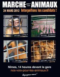 Marche pour les animaux