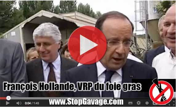 François Hollande VRP du foie gras