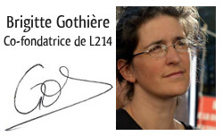 Brigitte Gothière, co-fondatrice de L214
