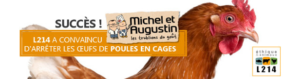 Michel et Augustin arrêtent les oeufs de batterie