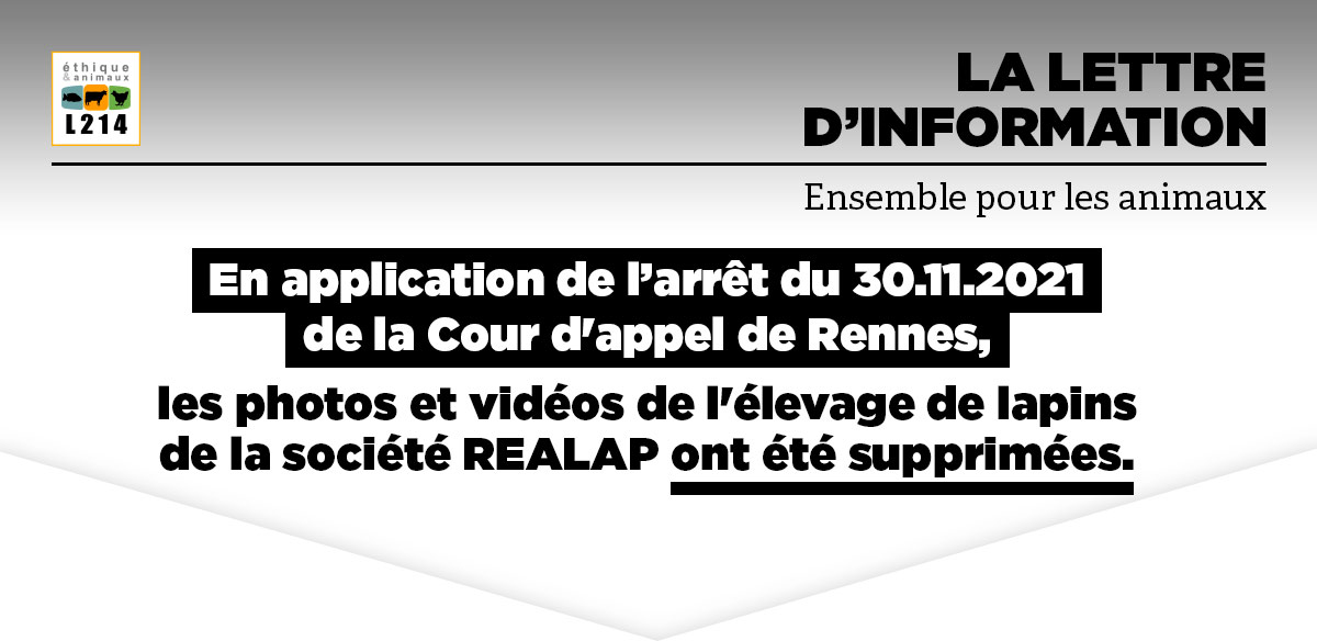 Lettre d'info L214