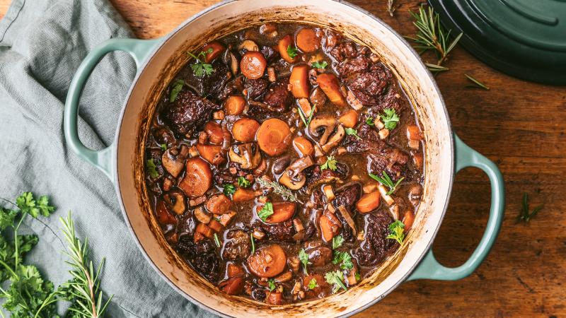 Bourguignon végétal, alternative à la viande